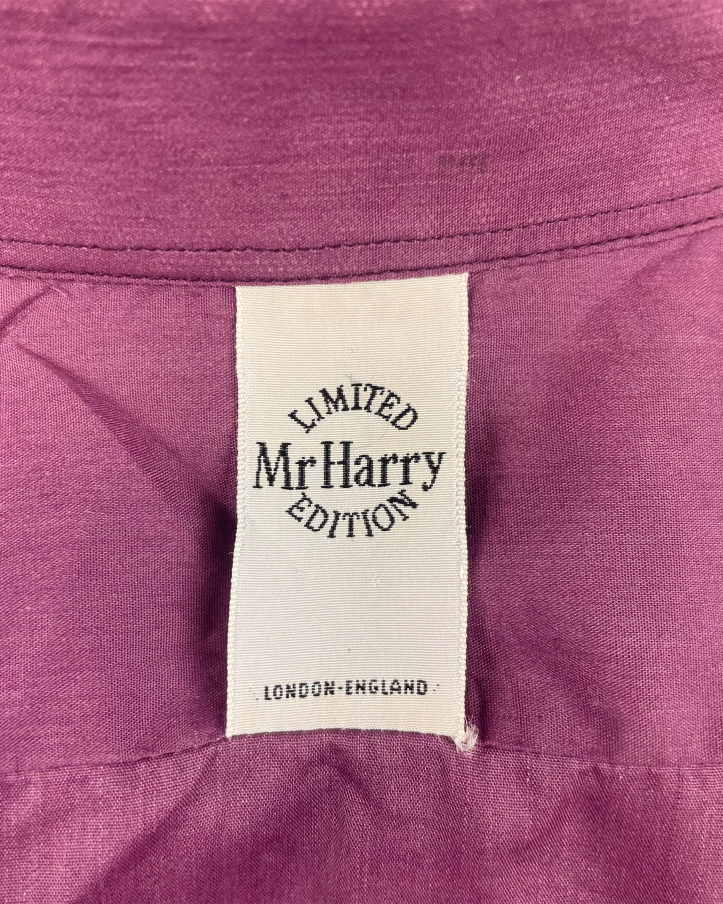 Vintage 1960’s Purple Beagle Collar Shirt by Mr Harry