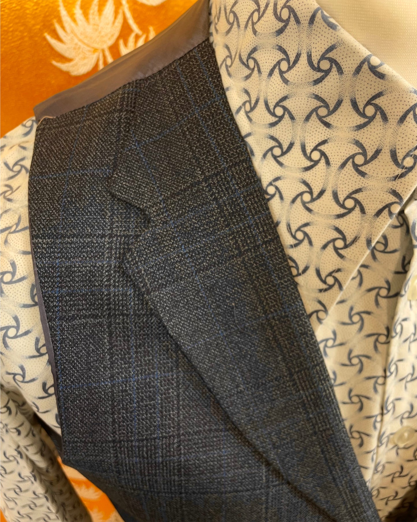 Vintage 1970’s Men’s Three Piece Flared Suit by Alexandre