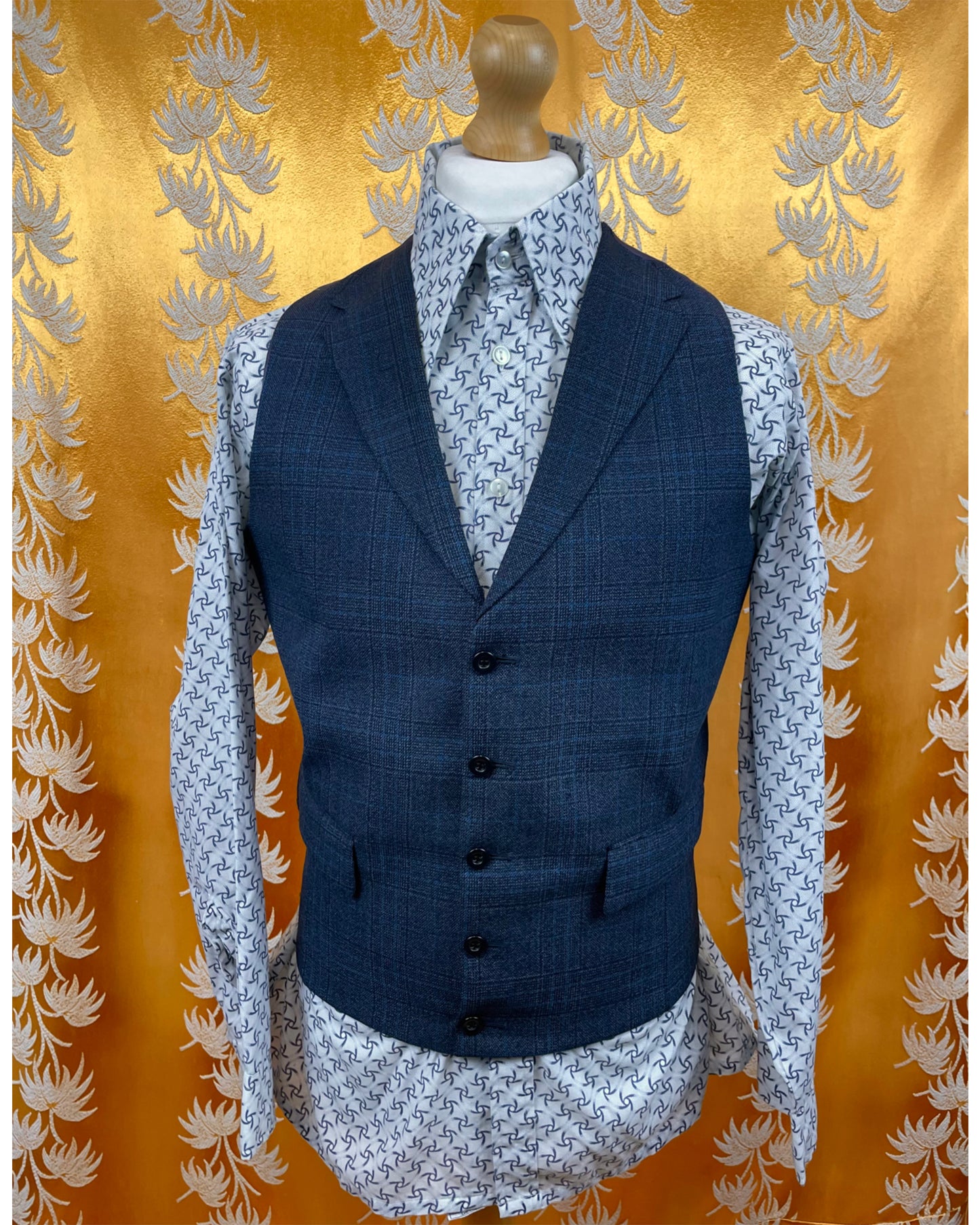 Vintage 1970’s Men’s Three Piece Flared Suit by Alexandre