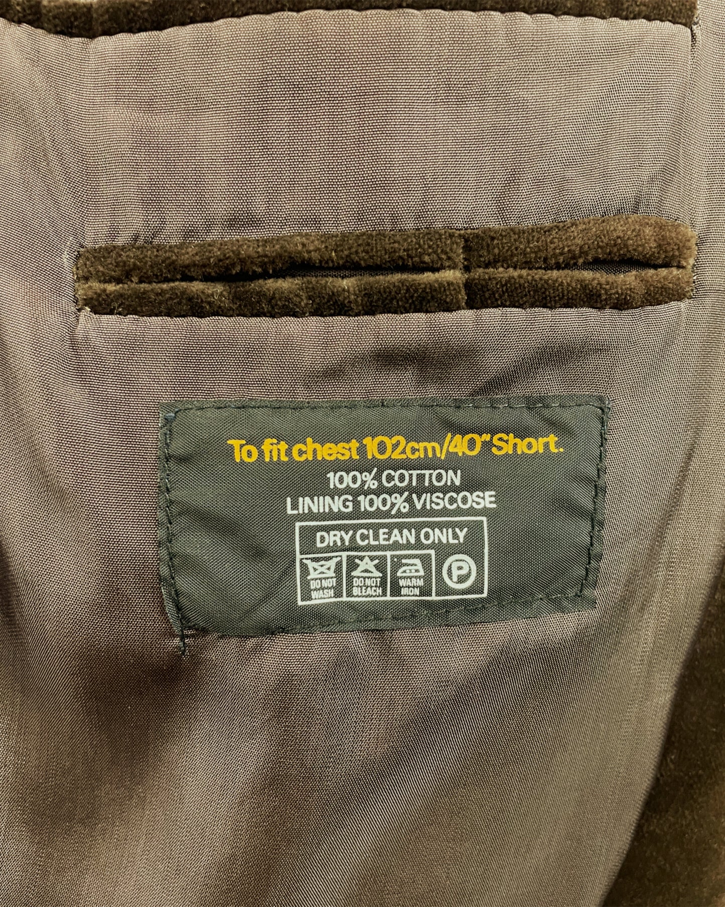 Vintage 1960’s 1970’s Brown Velvet Flared Two Piece Suit