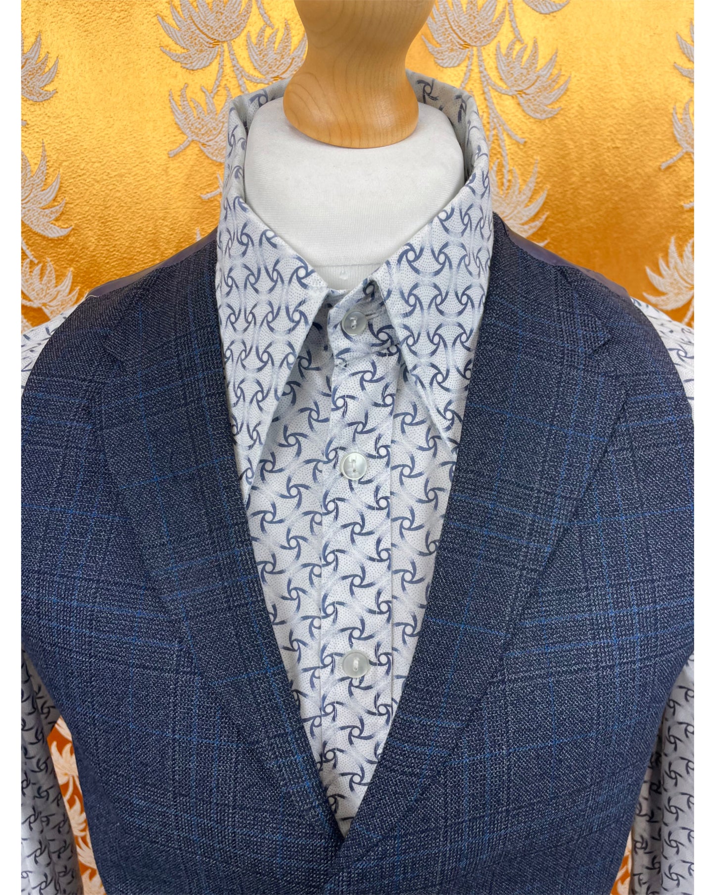 Vintage 1970’s Men’s Three Piece Flared Suit by Alexandre