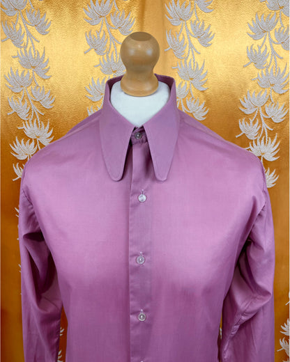 Vintage 1960’s Pink Beagle Collar Shirt by Royal Gold