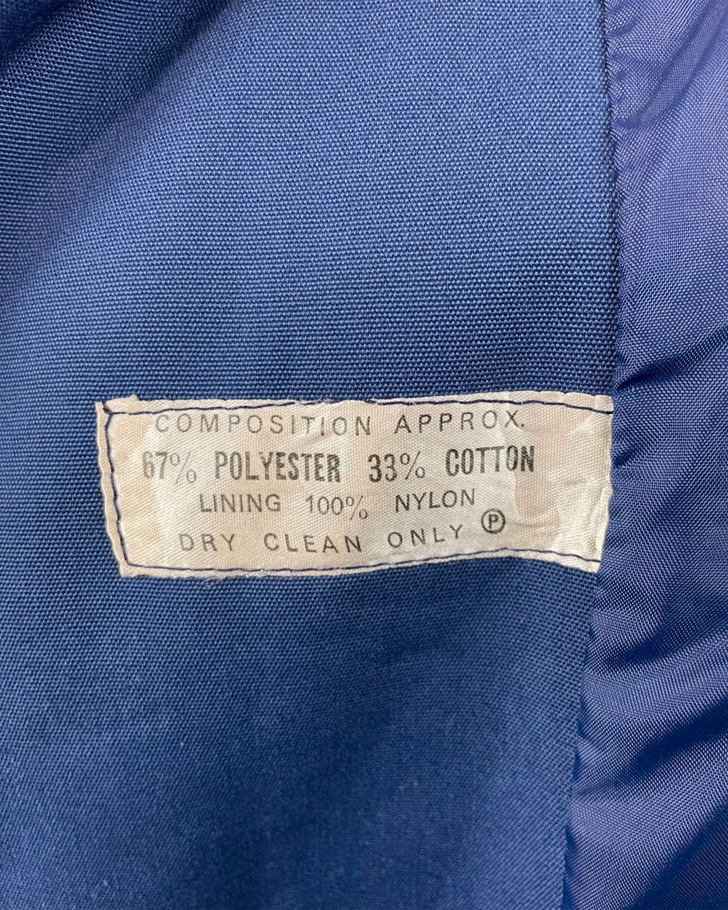 1960s 1970’s Blue Mac Trench Coat by Burton