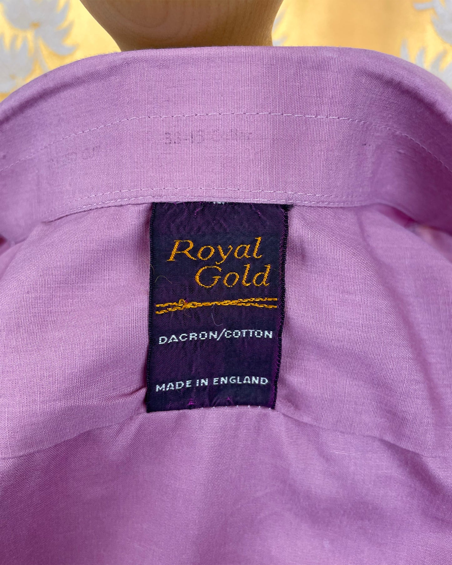 Vintage 1960’s Pink Beagle Collar Shirt by Royal Gold