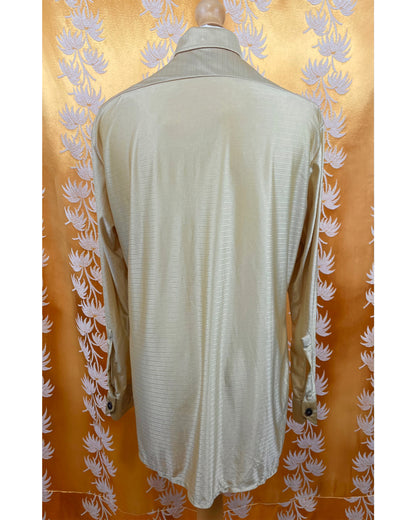 Vintage 1960’s 1970’s Gold Beagle Collar Shirt by Terrow
