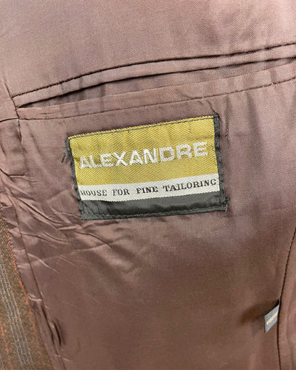 Vintage 1970’s Brown Two Piece Suit by Alexandre