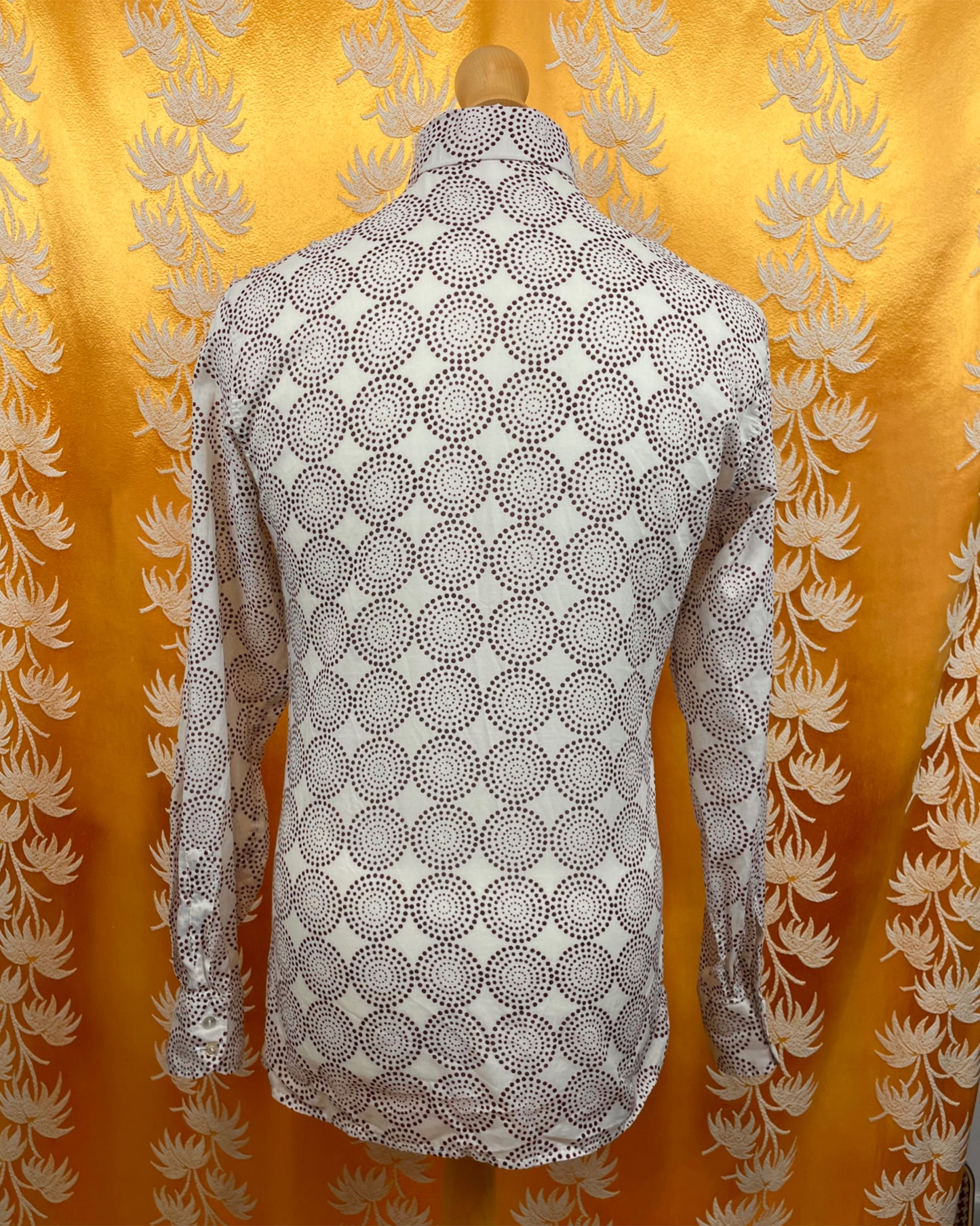 Vintage 1960’s 1970’s Beagle Collar Shirt Psychedelic Mod