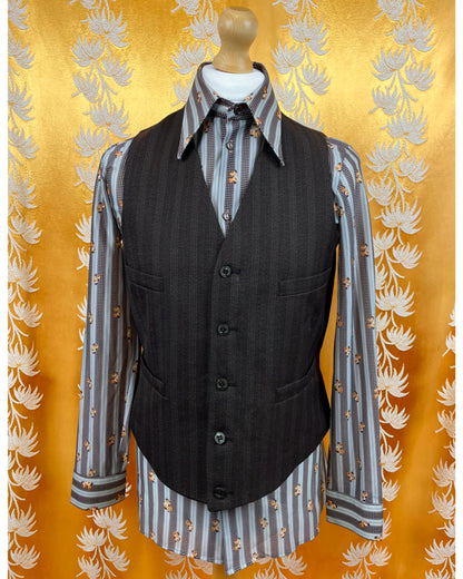 Vintage 1970’s Brown Two Piece Suit by Alexandre