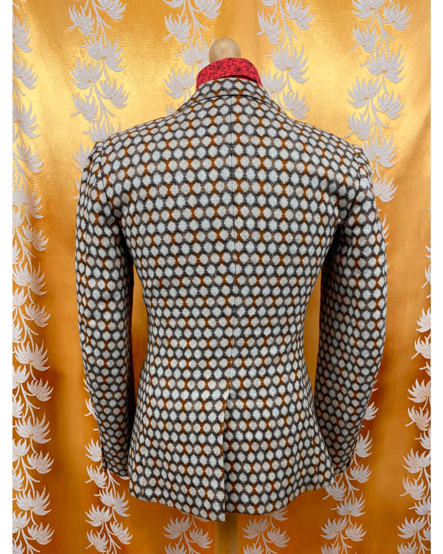 Vintage 1960’s 1970’s Deadstock Psychedelic Mod Blazer by Keller & Fey