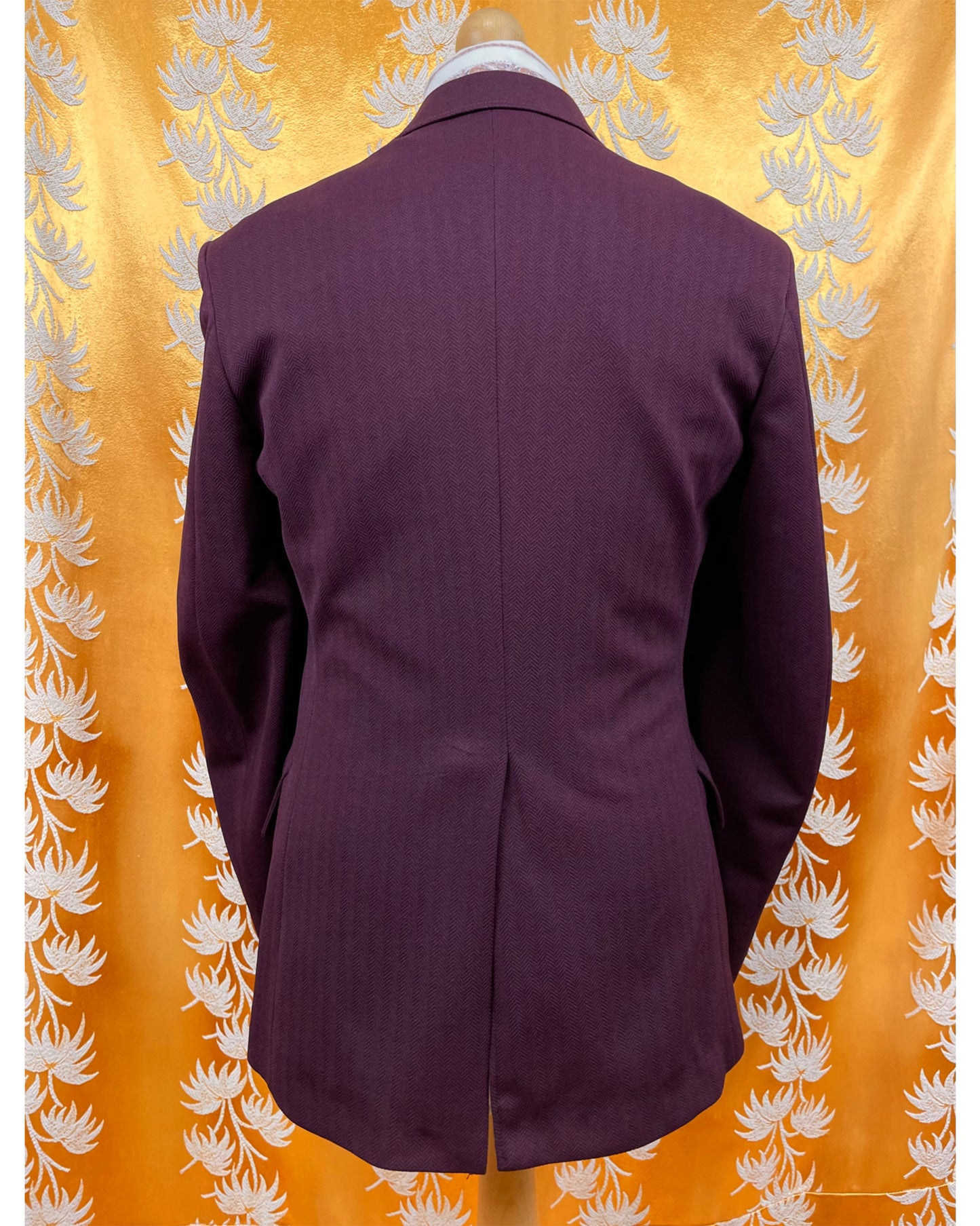 Vintage 1970’s Purple Crimplene Jacket by Kenwear