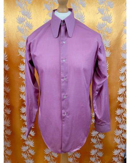 Vintage 1960’s Pink Beagle Collar Shirt by Royal Gold