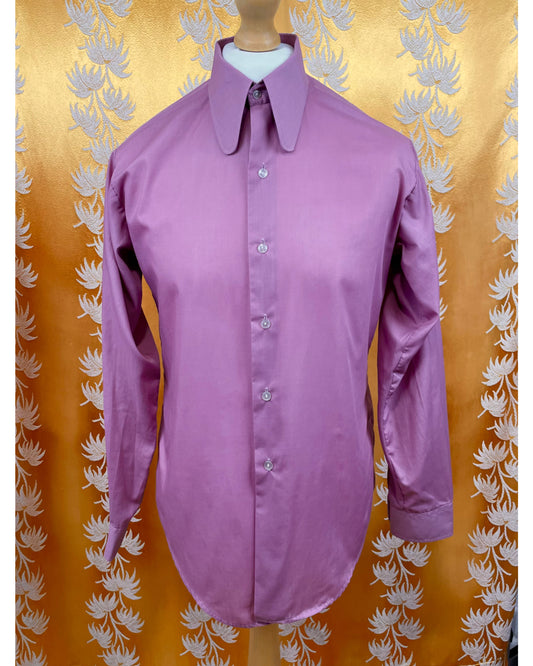 Vintage 1960’s Pink Beagle Collar Shirt by Royal Gold