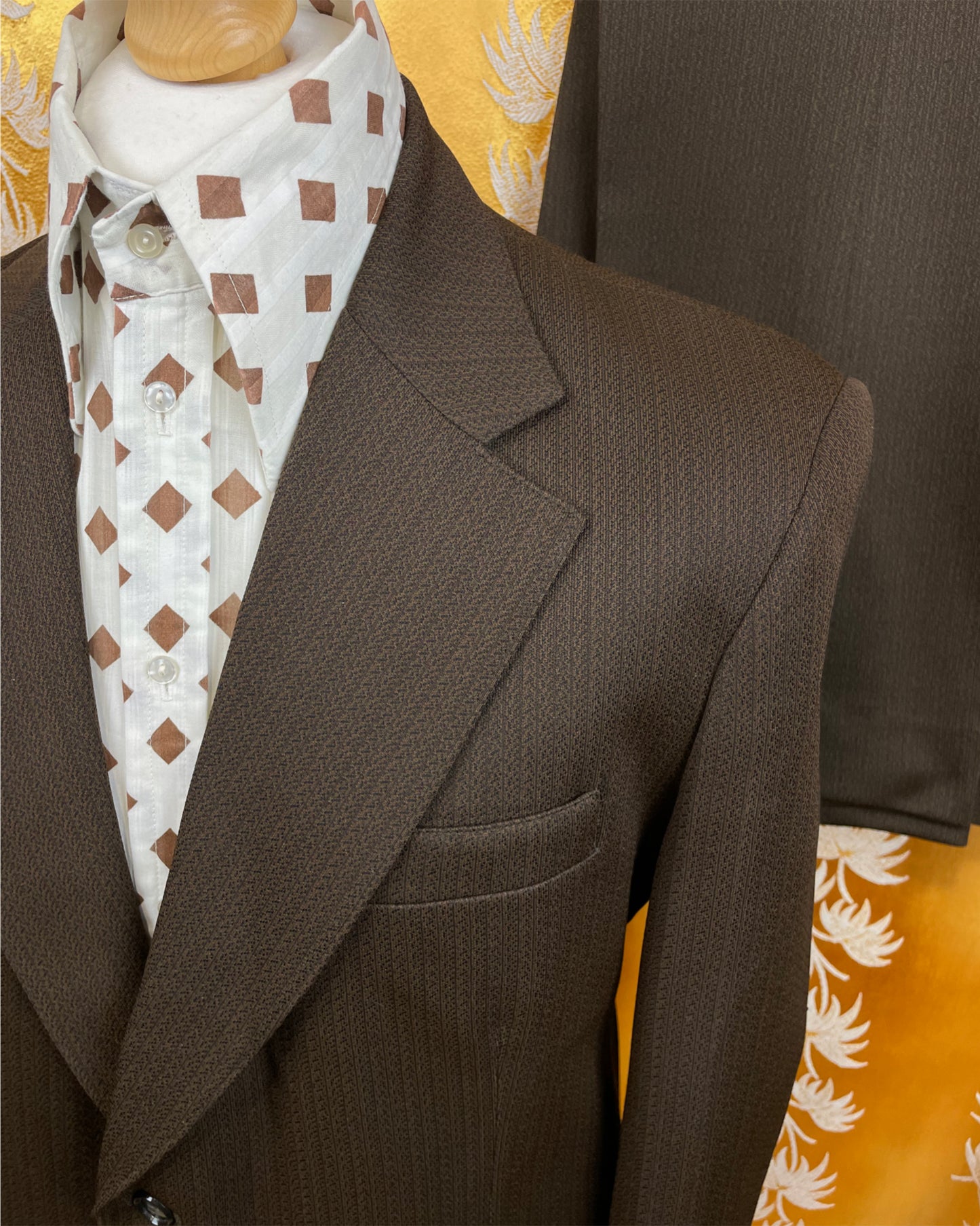 Vintage 1960’s 1970’s Two-Piece Flared Suit by John Collier