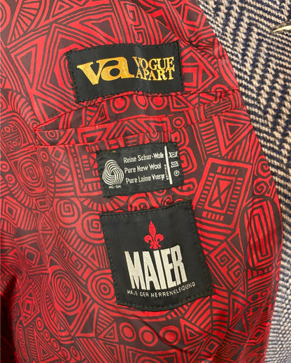 Vintage 1960’s 1970’s Deadstock Mens Wool Trench Coat by Maier