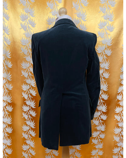 Vintage 1960’s Green Double Breasted Deadstock Velvet Blazer by RiteRhode