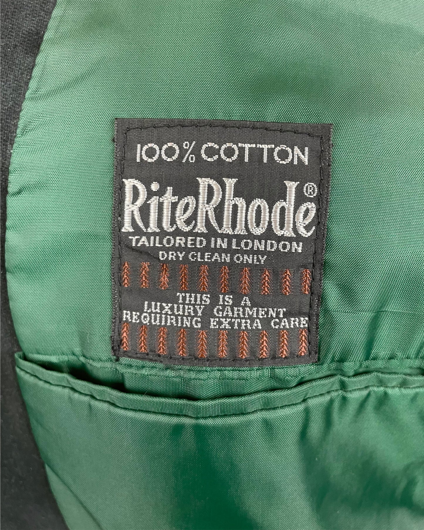 Vintage 1960’s Green Double Breasted Deadstock Velvet Blazer by RiteRhode