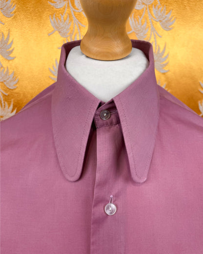 Vintage 1960’s Pink Beagle Collar Shirt by Royal Gold