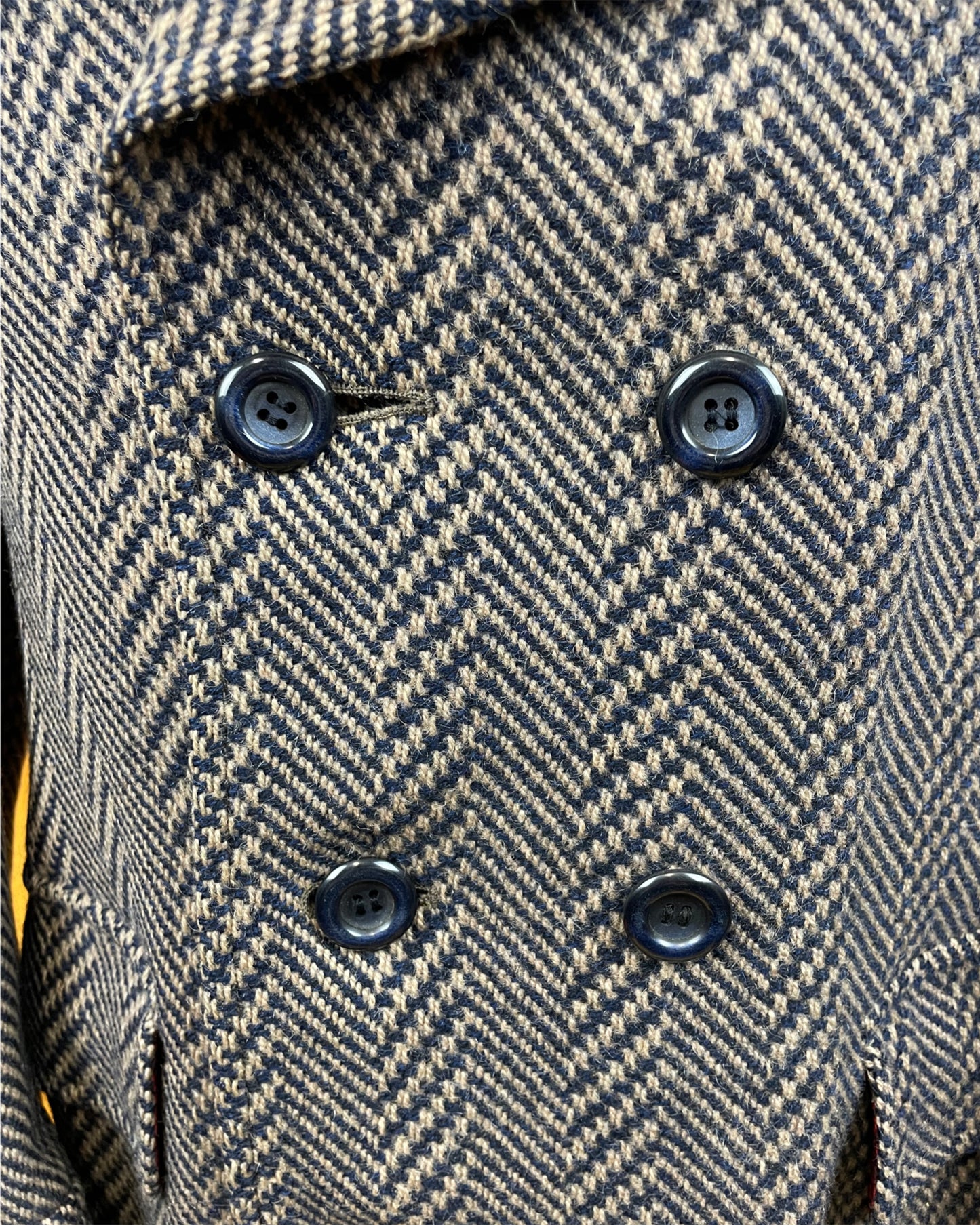 Vintage 1960’s 1970’s Deadstock Mens Wool Trench Coat by Maier