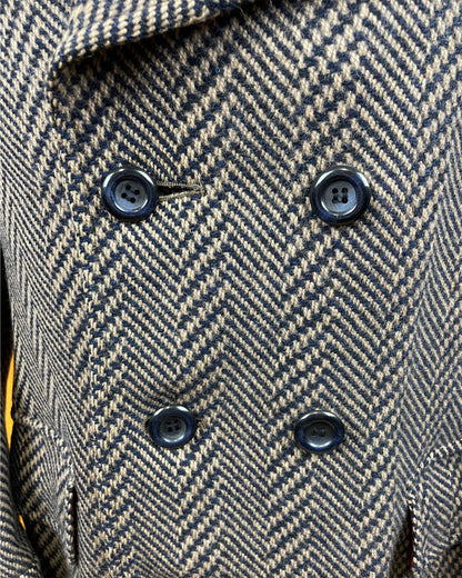 Vintage 1960’s 1970’s Deadstock Mens Wool Trench Coat by Maier