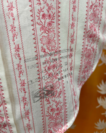 Vintage 1960’s 1970’s Floral Vintage Dagger Collar Shirt by Arrow