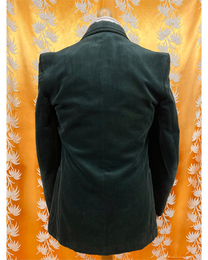 Vintage 1960’s 1970’s Green Velvet Blazer by Kleiderwerk