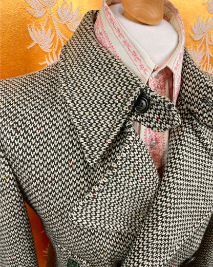 Vintage 1960’s 1970’s Wool Regency Collar Driver’s Coat
