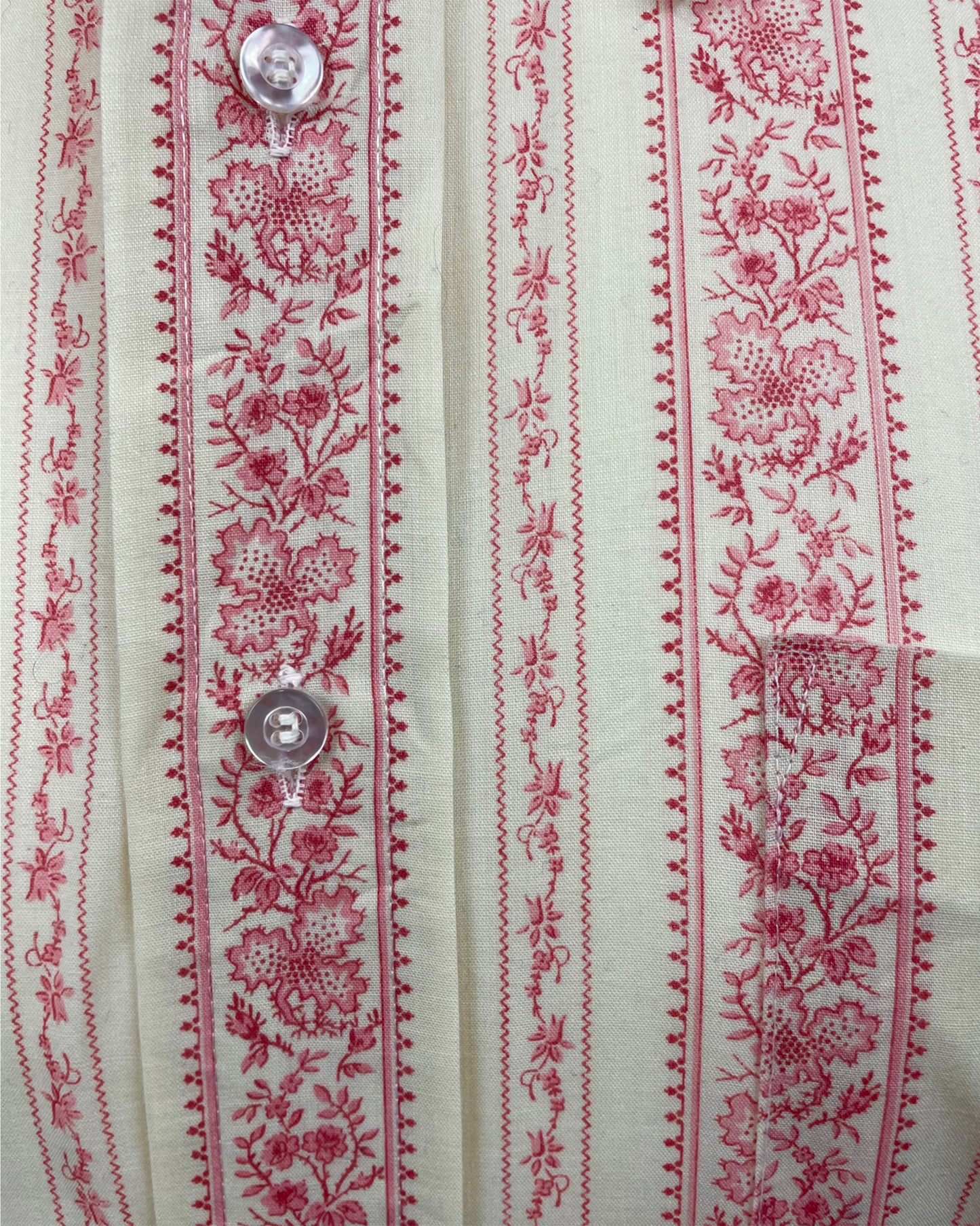 Vintage 1960’s 1970’s Floral Vintage Dagger Collar Shirt by Arrow